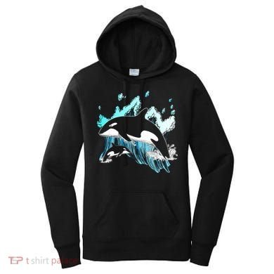 Killer Whale Ocean Lover Gift Idea Men Boys Kids Orca Great Gift Women's Hoodie