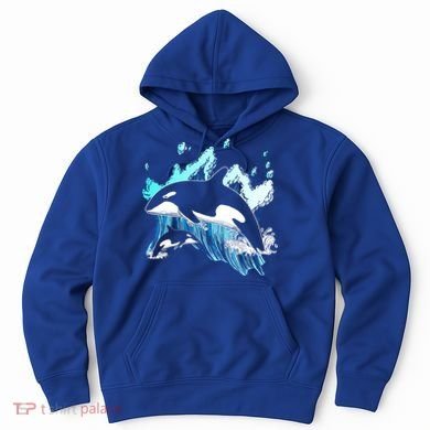 Killer Whale Ocean Lover Gift Idea Men Boys Kids Orca Great Gift Hoodie