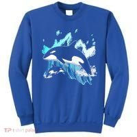 Killer Whale Ocean Lover Gift Idea Men Boys Kids Orca Great Gift Sweatshirt thumb 0