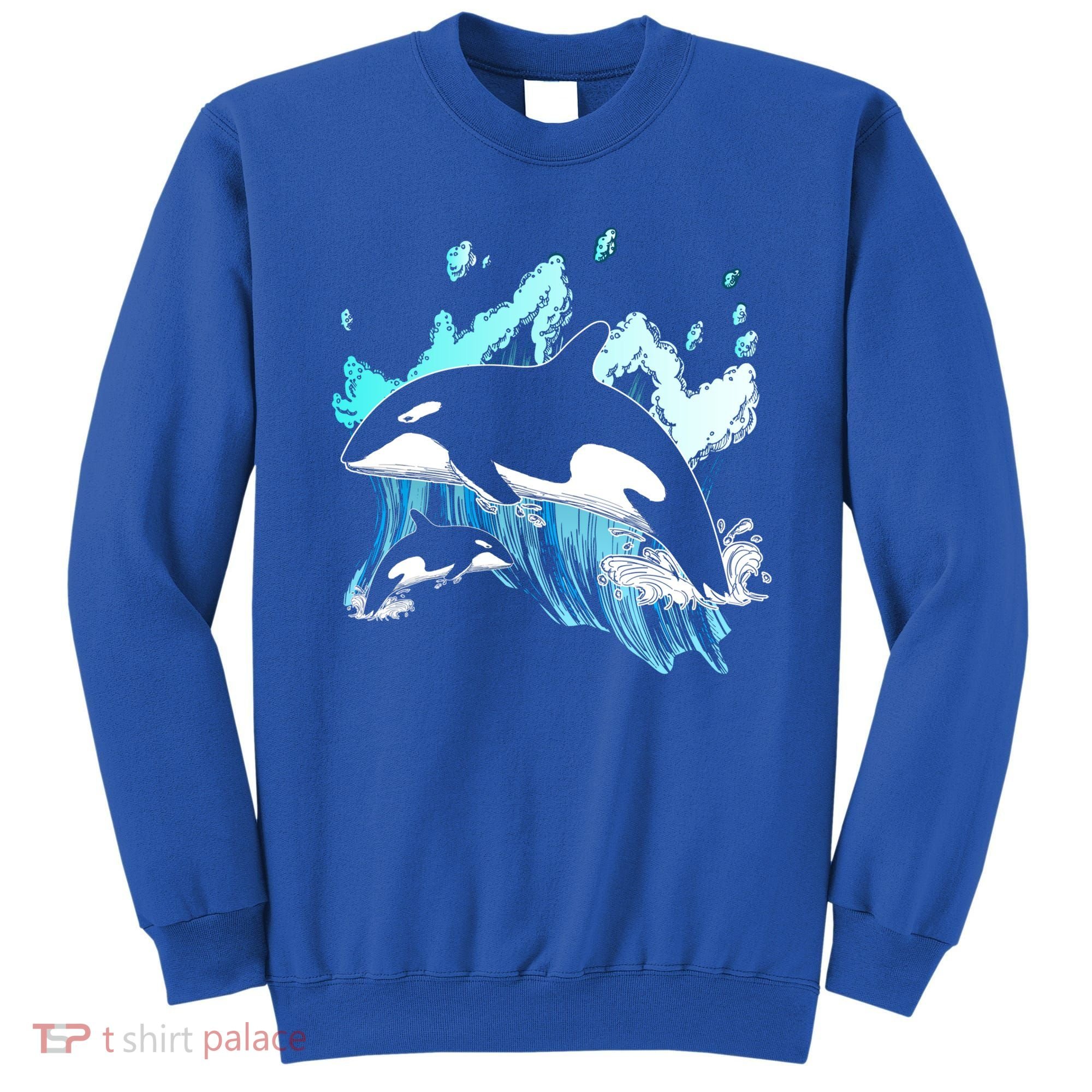 Killer Whale Ocean Lover Gift Idea Men Boys Kids Orca Great Gift Sweatshirt