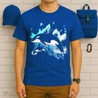 Killer Whale Ocean Lover Gift Idea Men Boys Kids Orca Great Gift T-Shirt thumb 6