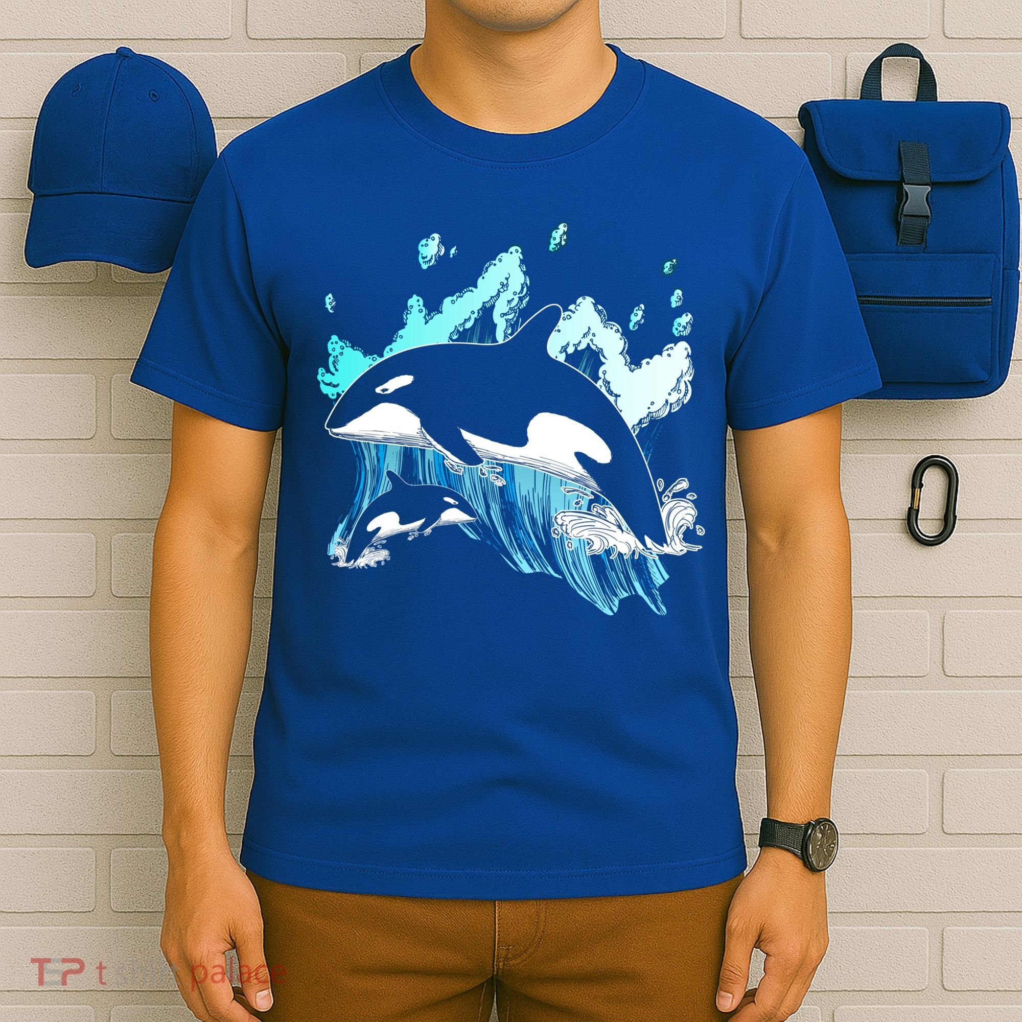 Killer Whale Ocean Lover Gift Idea Men Boys Kids Orca Great Gift T-Shirt