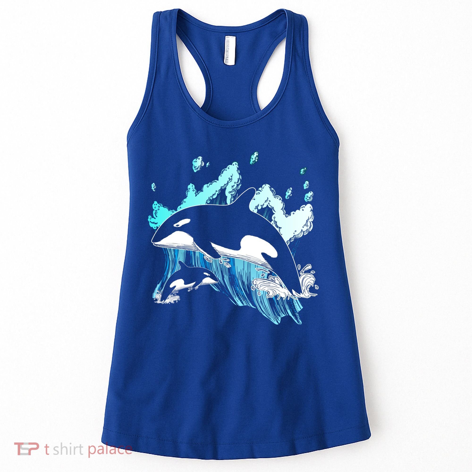 Killer Whale Ocean Lover Gift Idea Men Boys Kids Orca Great Gift Women's Tank Top