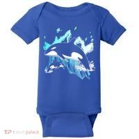 Killer Whale Ocean Lover Gift Idea Men Boys Kids Orca Great Gift Baby Bodysuit thumb 0