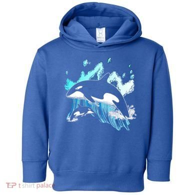 Killer Whale Ocean Lover Gift Idea Men Boys Kids Orca Great Gift Toddler Hoodie