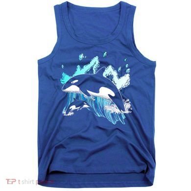 Killer Whale Ocean Lover Gift Idea Men Boys Kids Orca Great Gift Tank Top