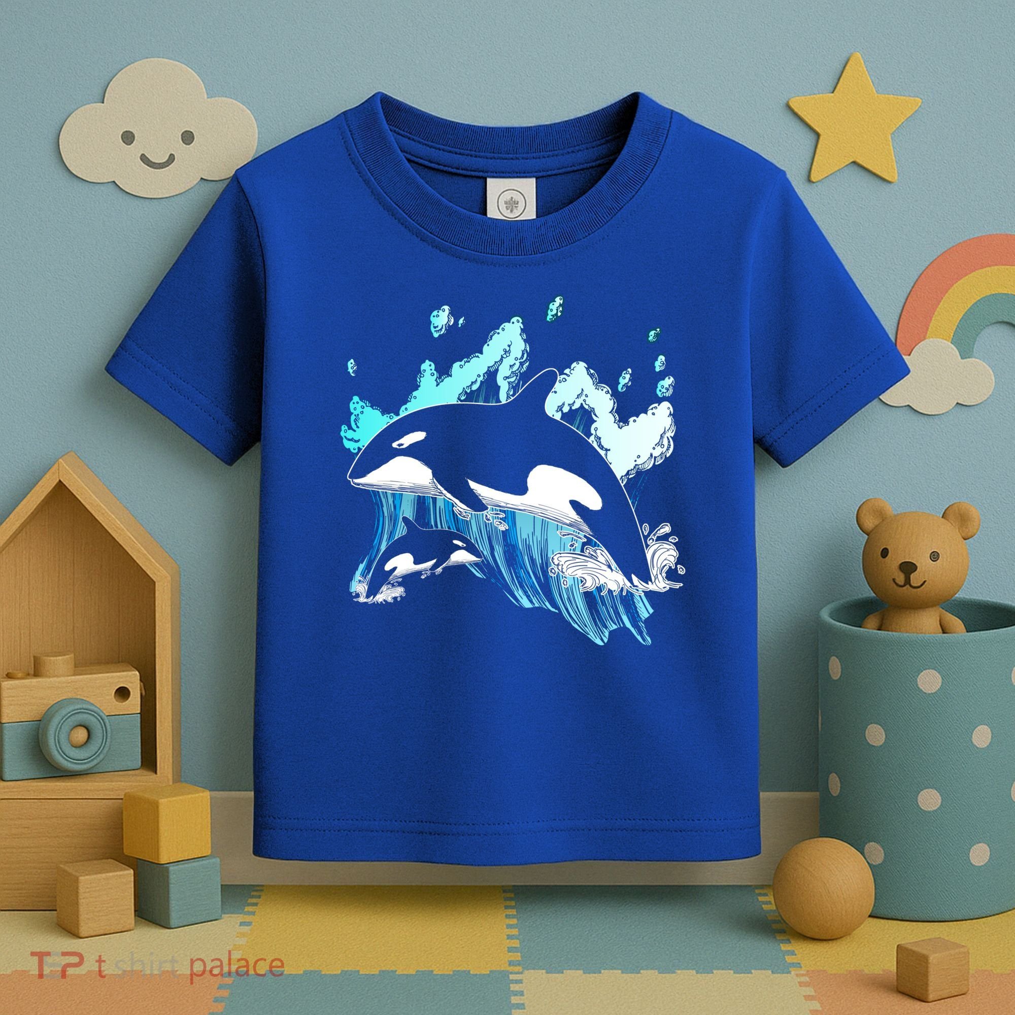 Killer Whale Ocean Lover Gift Idea Men Boys Kids Orca Great Gift Toddler T-Shirt