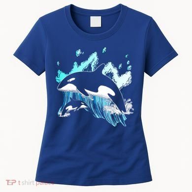 Killer Whale Ocean Lover Gift Idea Men Boys Kids Orca Great Gift Women's T-Shirt