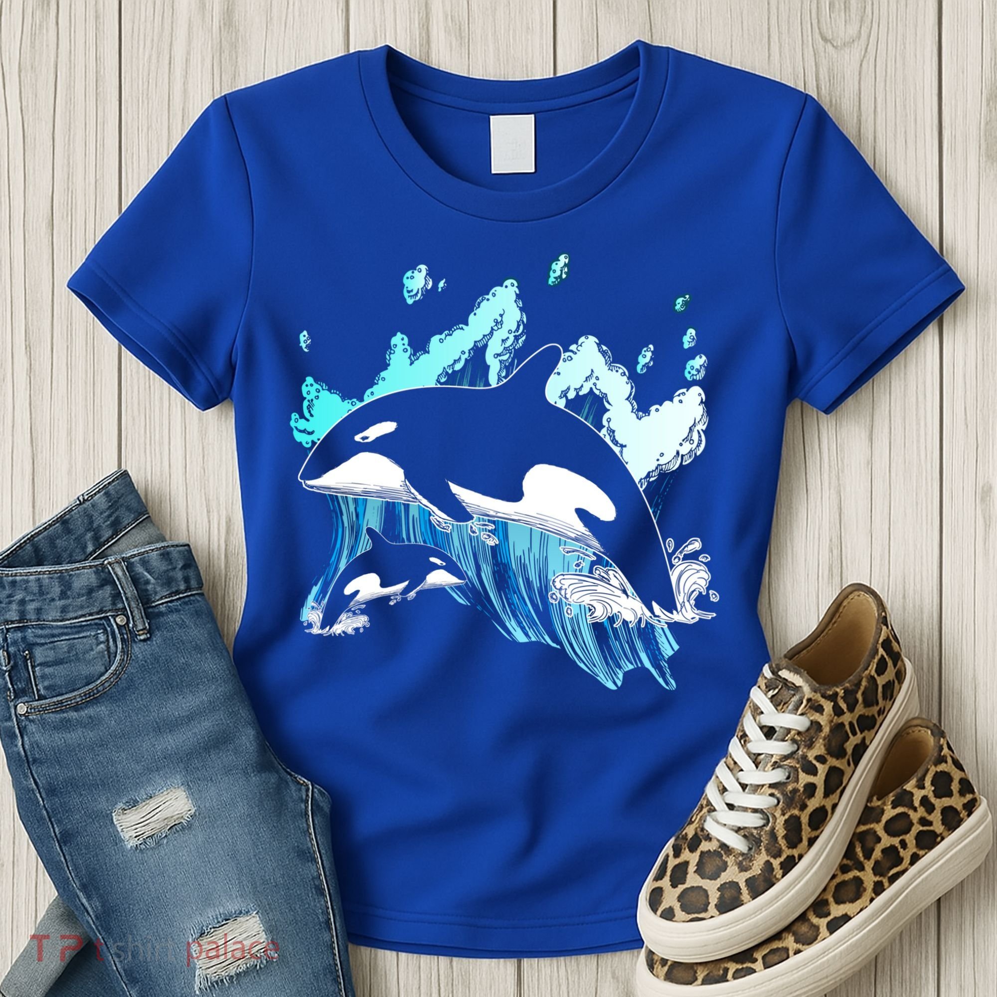 Killer Whale Ocean Lover Gift Idea Men Boys Kids Orca Great Gift Women's T-Shirt