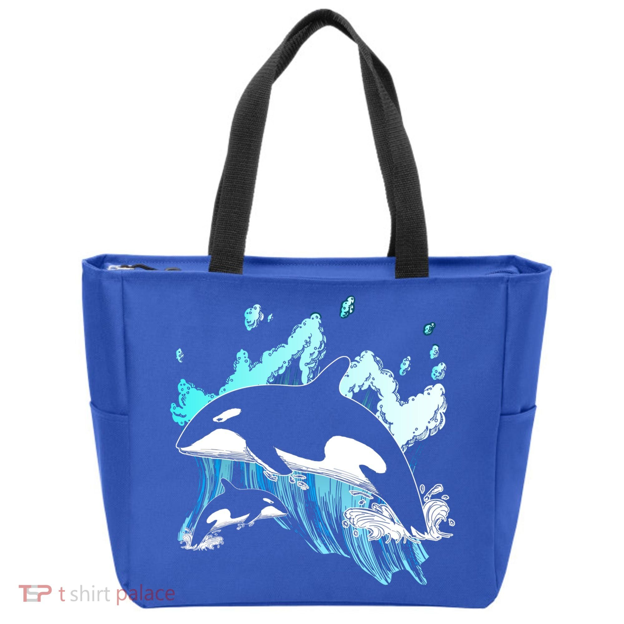 Killer Whale Ocean Lover Gift Idea Men Boys Kids Orca Great Gift Tote Bag