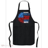 Kamala Walz Peace Love Equality Hope Diversity Apron thumb 0