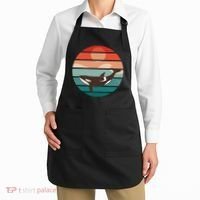 Killer Whale Retro Sunset Apron thumb 2