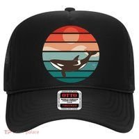 Killer Whale Retro Sunset Hat thumb 0