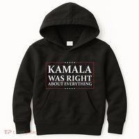 Kamala Was Right About Everything Kids Hoodie thumb 0
