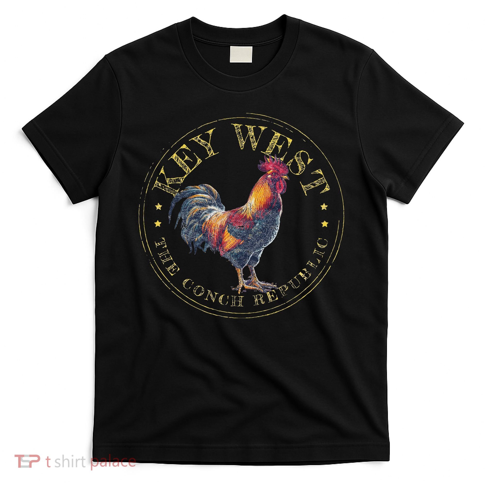 Key West Rooster Fl The Conch Republic Funny Souvenir T-Shirt