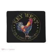 Key West Rooster Fl The Conch Republic Funny Souvenir Mousepad thumb 0