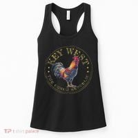Key West Rooster Fl The Conch Republic Funny Souvenir Women's Tank Top thumb 0