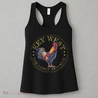 Key West Rooster Fl The Conch Republic Funny Souvenir Women's Tank Top thumb 3