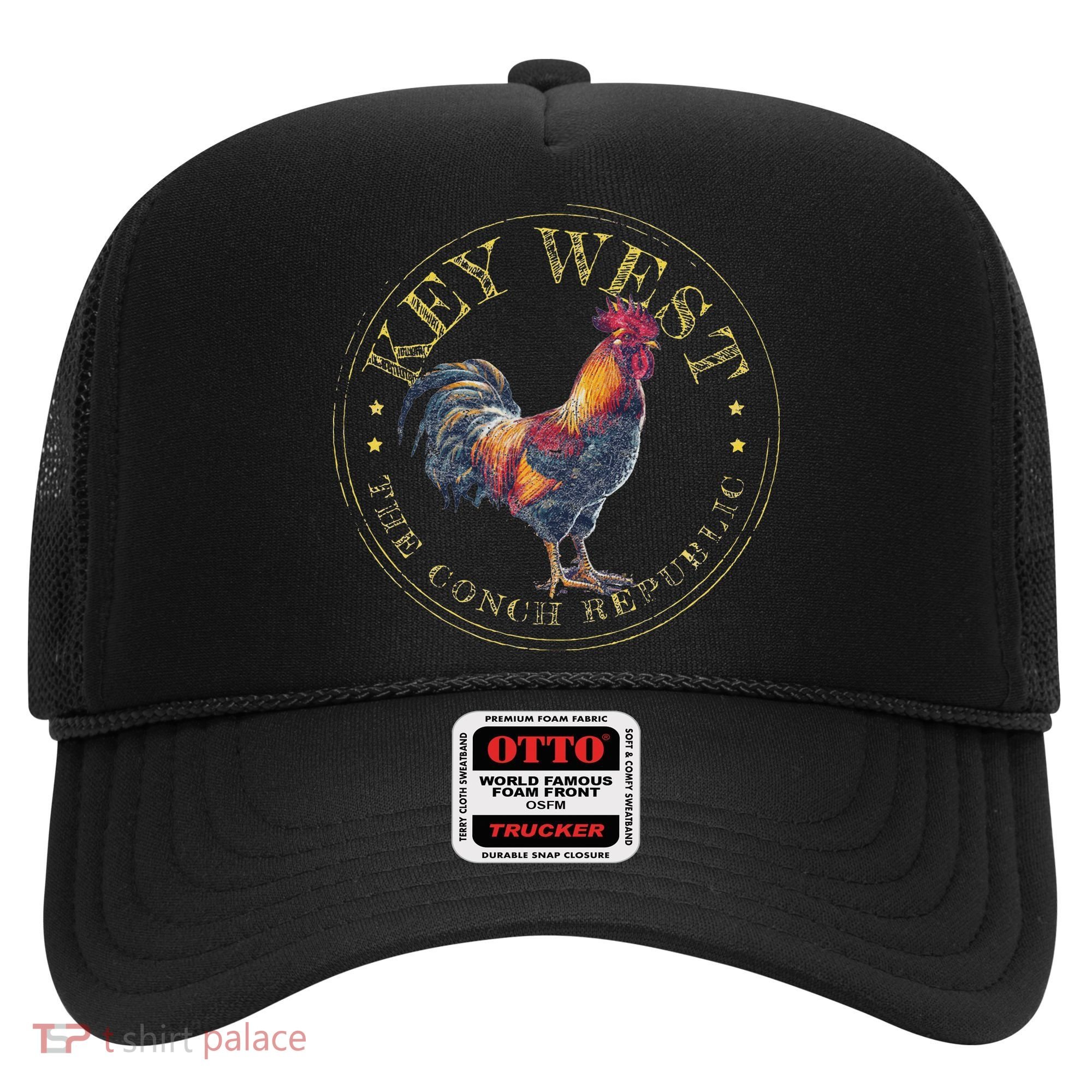 Key West Rooster Fl The Conch Republic Funny Souvenir Hat