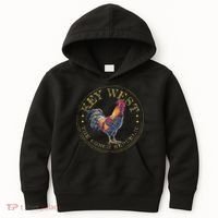 Key West Rooster Fl The Conch Republic Funny Souvenir Kids Hoodie thumb 0