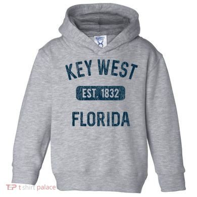 Key West Souvenirs Gift Florida Keys Fl Vintage Toddler Hoodie