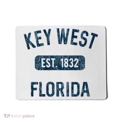 Key West Souvenirs Gift Florida Keys Fl Vintage Mousepad