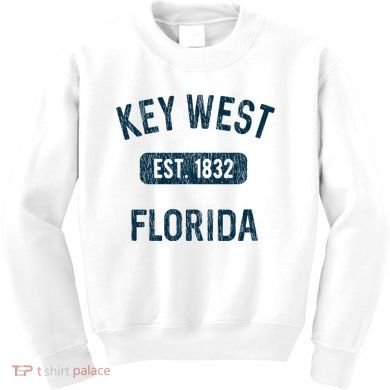 Key West Souvenirs Gift Florida Keys Fl Vintage Kids Sweatshirt