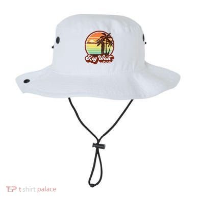 Key West Souvenirs Florida Vintage Surf Surfing Retro 70s Bucket Hat