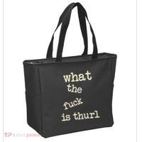 Kur7947 What The Fuck Is Thurl Tote Bag thumb 2