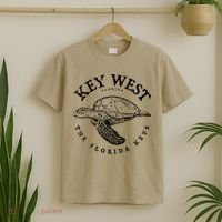 Key West Turtle Florida Keys Scuba Fishing Diving Tee T-Shirt thumb 2