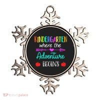 Kindergarten Where The Adventure Begins Kinder Teacher Ornament thumb 0