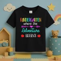 Kindergarten Where The Adventure Begins Kinder Teacher Toddler T-Shirt thumb 3