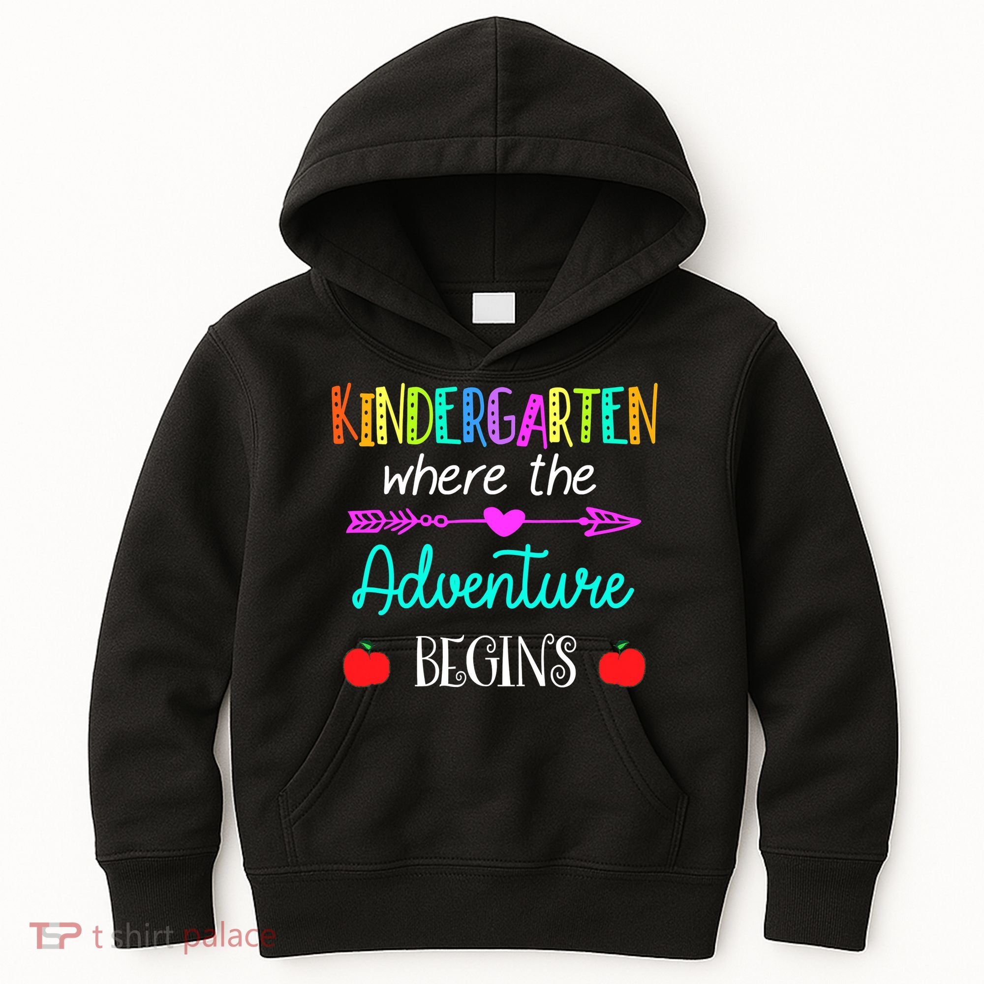 Kindergarten Where The Adventure Begins Kinder Teacher Kids Hoodie