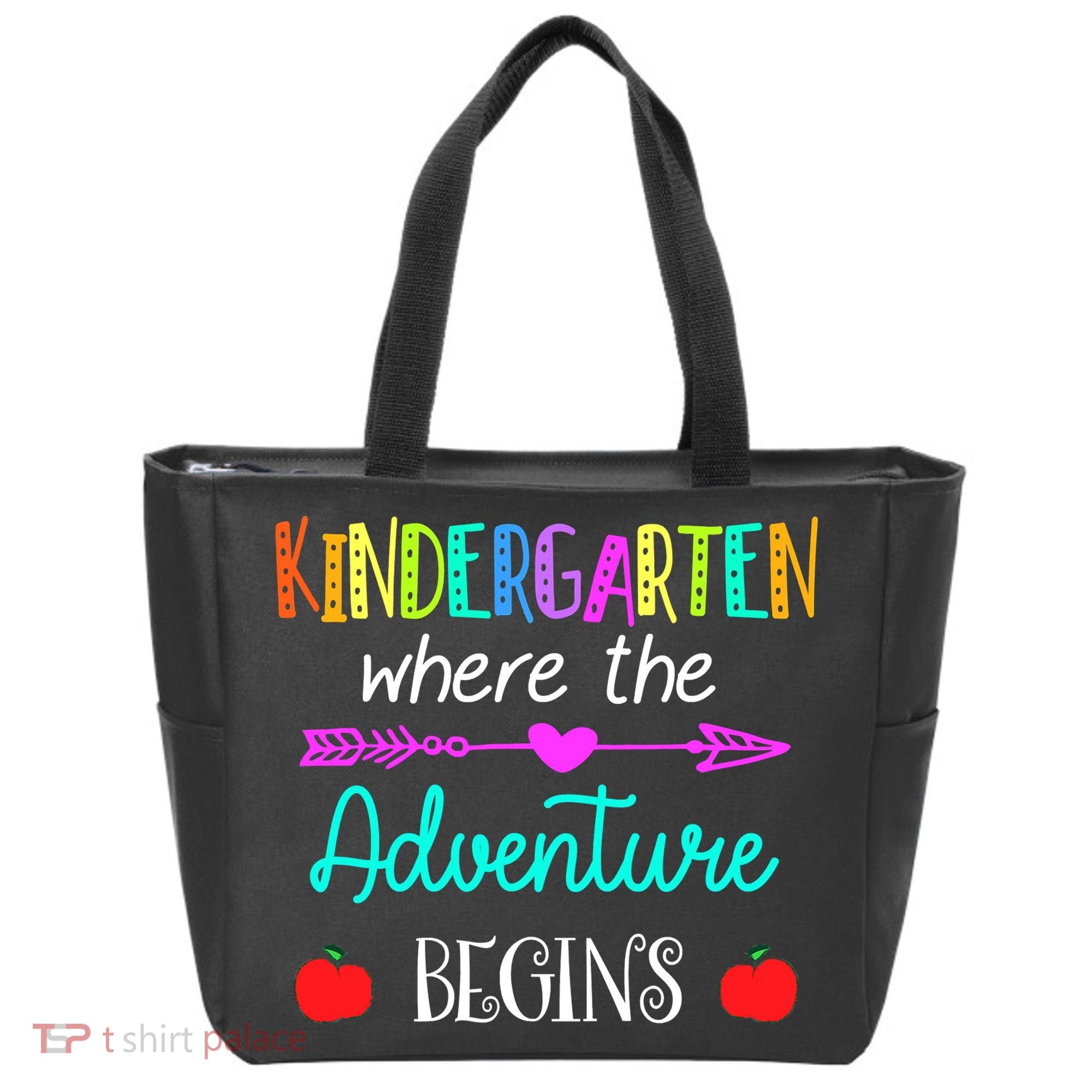 Kindergarten Where The Adventure Begins Kinder Teacher Tote Bag