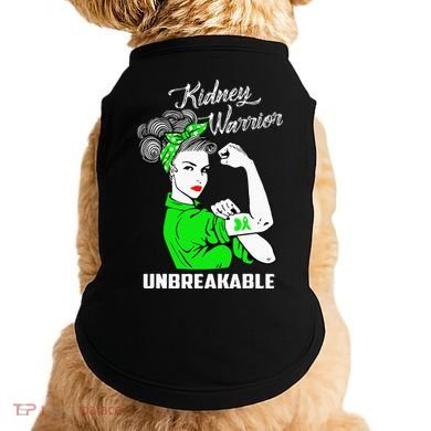 Kidney Warrior Unbreakable Kidney Awareness Gift Doggie Tank