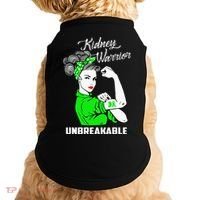 Kidney Warrior Unbreakable Kidney Awareness Gift Doggie Tank thumb 0