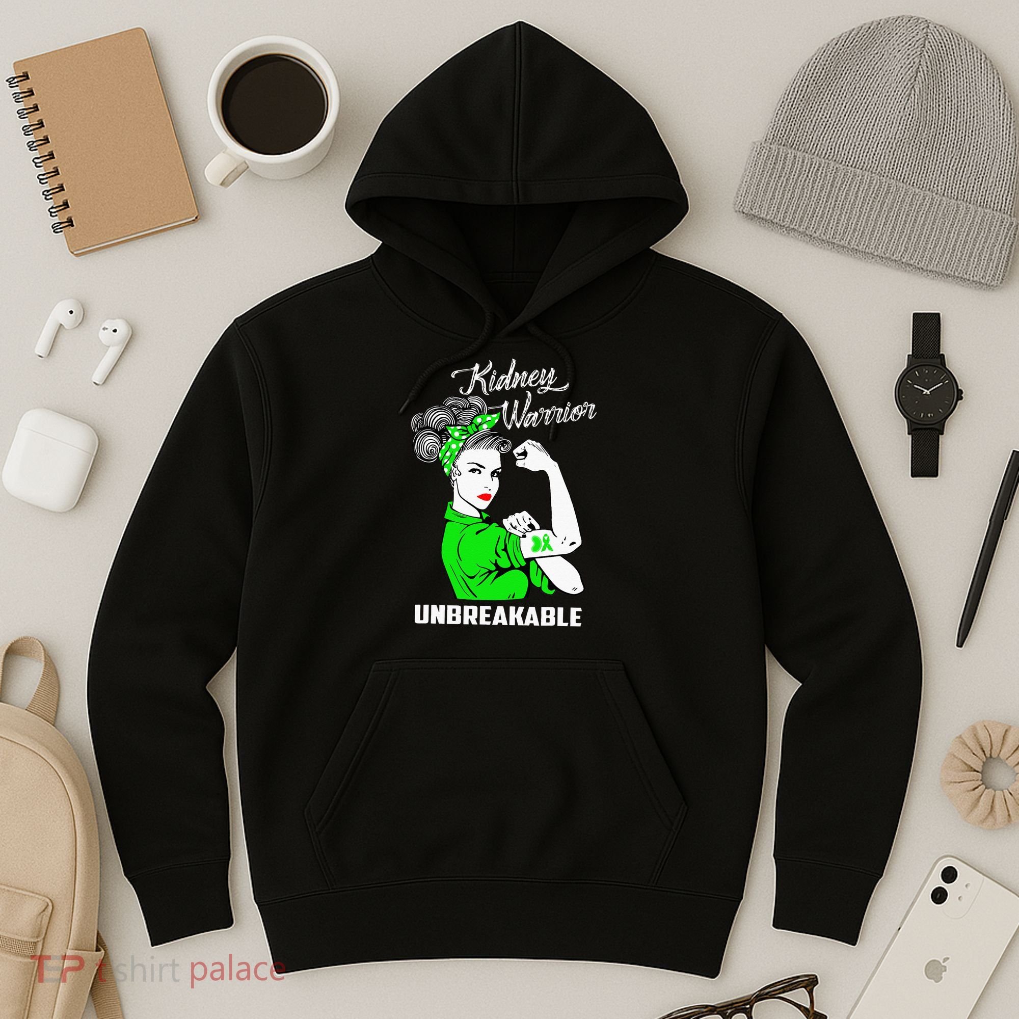 Kidney Warrior Unbreakable Kidney Awareness Gift Hoodie