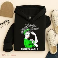 Kidney Warrior Unbreakable Kidney Awareness Gift Hoodie thumb 4