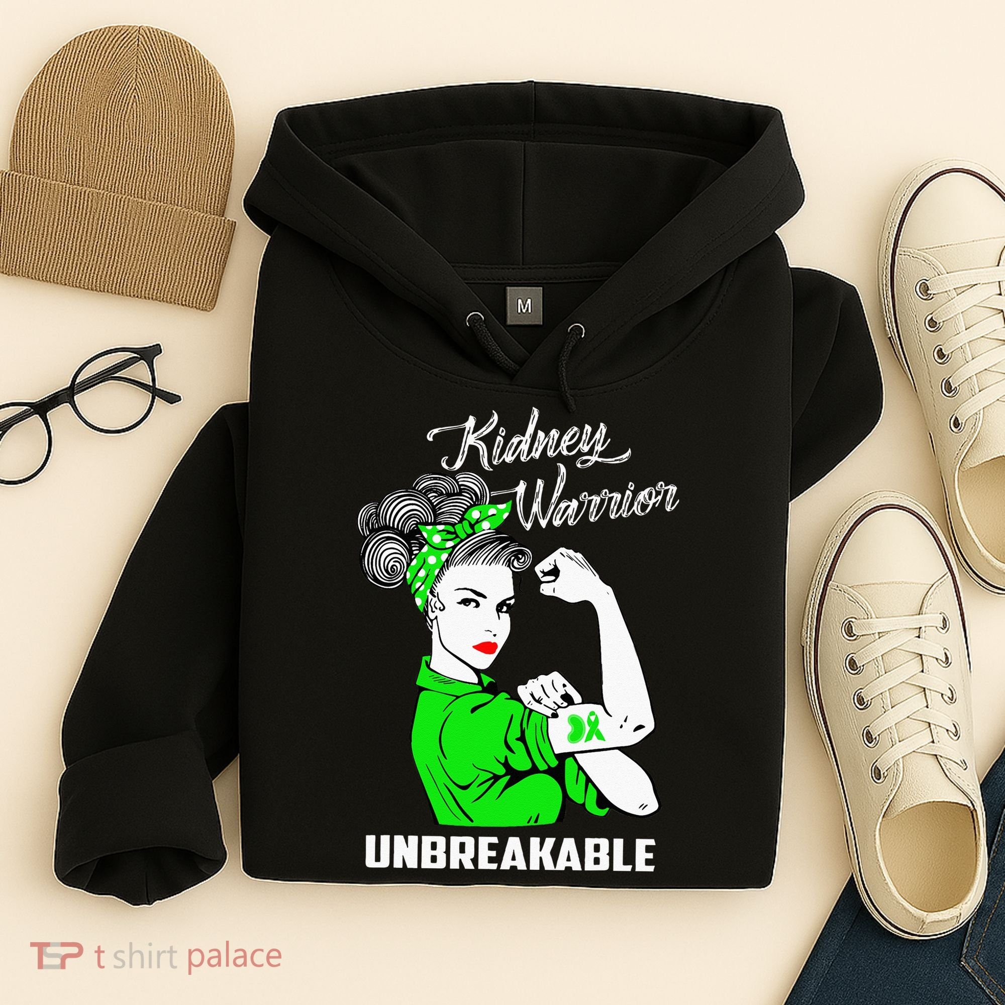 Kidney Warrior Unbreakable Kidney Awareness Gift Hoodie