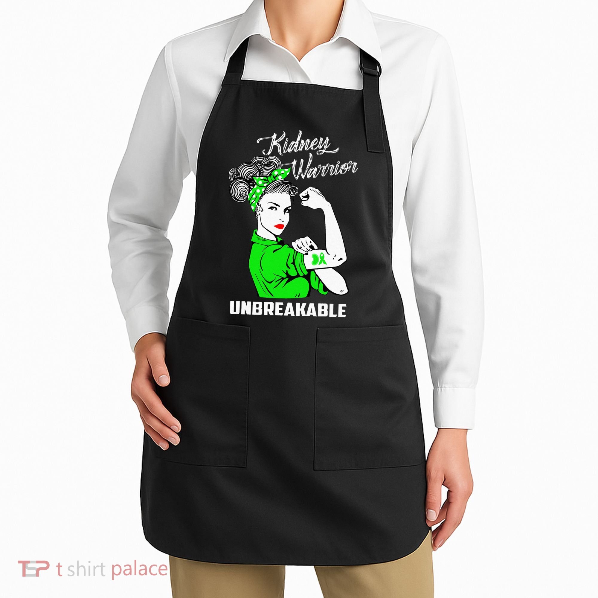 Kidney Warrior Unbreakable Kidney Awareness Gift Apron