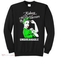 Kidney Warrior Unbreakable Kidney Awareness Gift Sweatshirt thumb 0