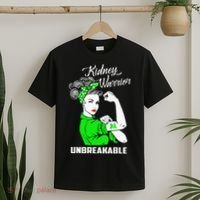 Kidney Warrior Unbreakable Kidney Awareness Gift T-Shirt thumb 2