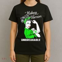 Kidney Warrior Unbreakable Kidney Awareness Gift T-Shirt thumb 4