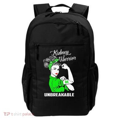 Kidney Warrior Unbreakable Kidney Awareness Gift Backpack