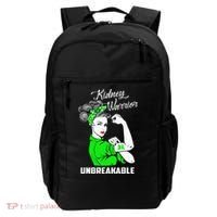 Kidney Warrior Unbreakable Kidney Awareness Gift Backpack thumb 0