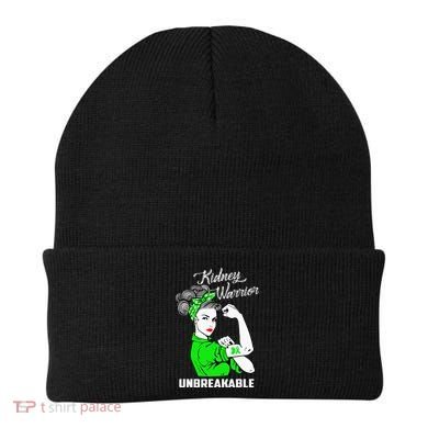 Kidney Warrior Unbreakable Kidney Awareness Gift Beanie