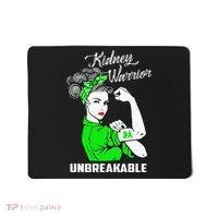 Kidney Warrior Unbreakable Kidney Awareness Gift Mousepad thumb 0