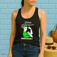 Kidney Warrior Unbreakable Kidney Awareness Gift Women's Tank Top thumb 2