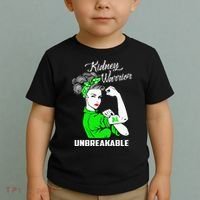 Kidney Warrior Unbreakable Kidney Awareness Gift Toddler T-Shirt thumb 2