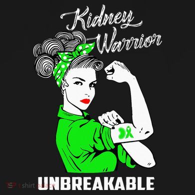 Kidney Warrior Unbreakable Kidney Awareness Gift Cropped Pullover Crew